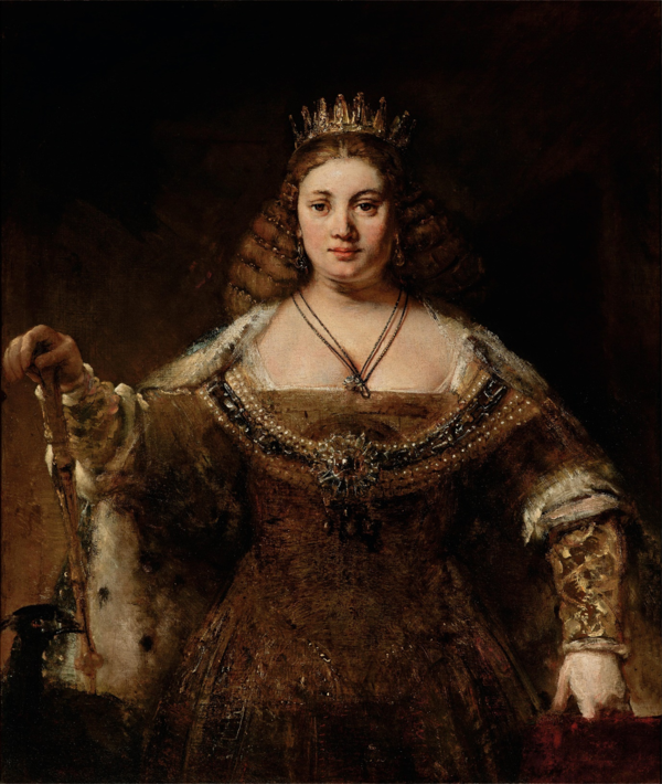  JUNO(1662~1665), Rembrandt van Rijn, oil on canvas 127 x 123.8 cm The Armand Hammer Collection, Gift of the Armand Hammer Foundation. Hammer Museum, Los Angeles. 