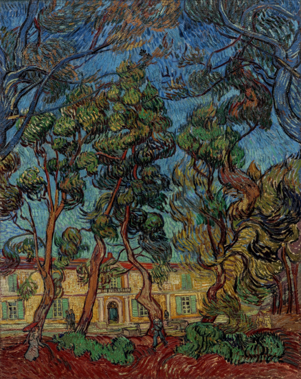  Hospital at Saint-Rémy, 1889, Vincent van Gogh, oil on canvas 92.2 x 73.4 cm Hammer Collection, Gift of the Armand Hammer Foundation. Hammer Museum, Los Angeles.