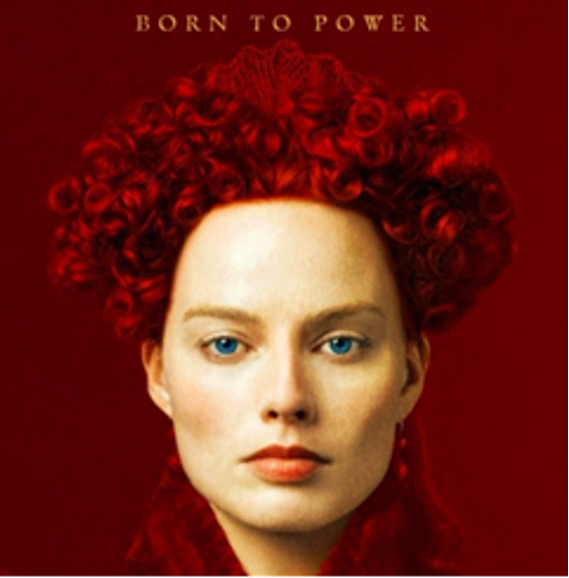 '메리, 퀸 오브 스코틀랜드'에서 엘리자베스 튜더를 연기한 마고 로비 (출처, 네이버영화).