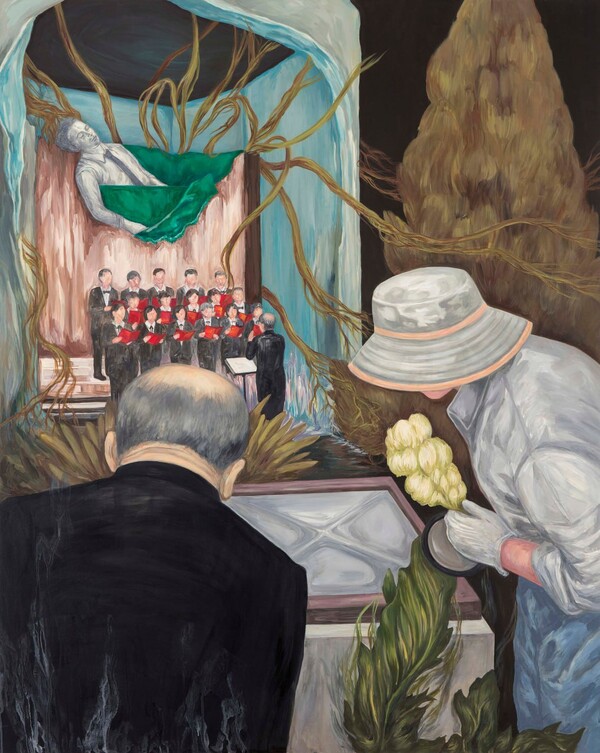 경배 캔버스에 과슈 아크릴, 130.3*162.2cm 2017