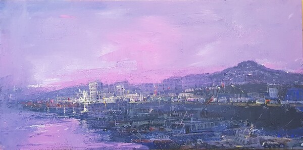  삼학도 겨울2 90.9×60.5cm acrylic on canvas 2021 