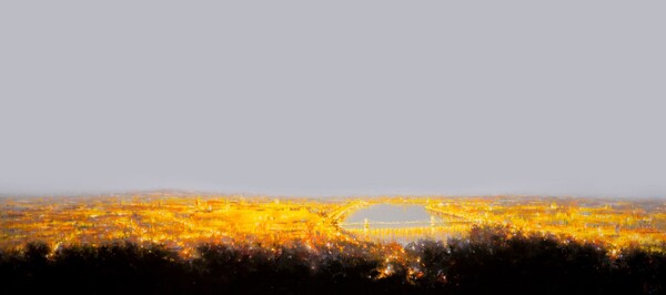 새벽-부다페스트(헝가리) oil on canvas 90.0x200.0cm 2023