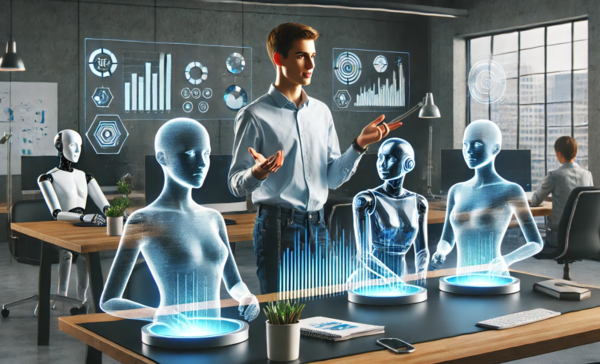 챗gpt가 그려낸 미래형 업무 스타일. (삽화=뉴스버스 )