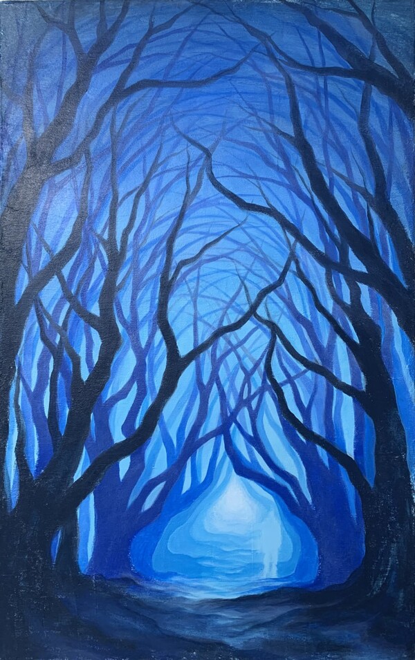 무제02, 53 x 33.4cm Acrylic on canvas, 2024