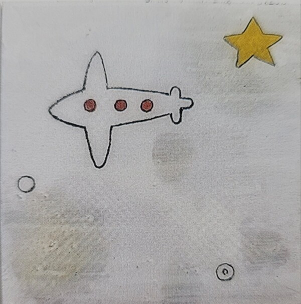 여행, 100×100cm 혼합재료 2008