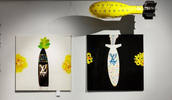 '폭탄 선언' 전시 광경 2017년