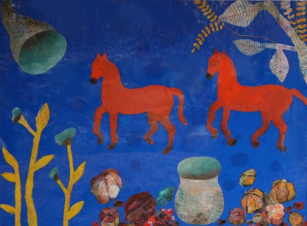 기품있는 삶, 130×97cm 혼합재료 2020