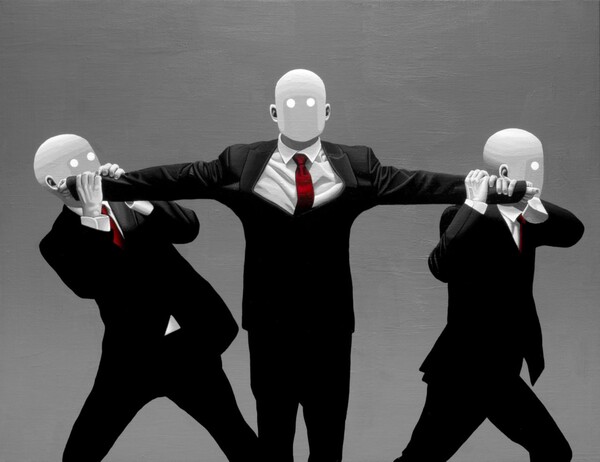 중간이 어디 있어, acrylic on canvas 50.0X65.1cm 2025