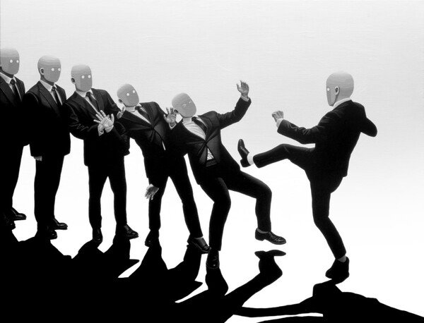 도미노, acrylic on canvas 50.0X65.1cm 2025