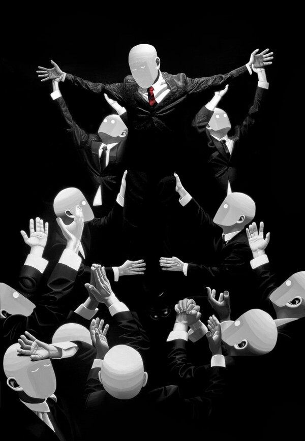 권력과 숭배acrylic on canvas 162.2X112.1cm 2024 