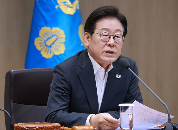 이재명 대통령이 지난달 29일 서울 용산 대통령실 청사에서 열린 국무회의에서 발언하고 있다. (사진=연합뉴스)