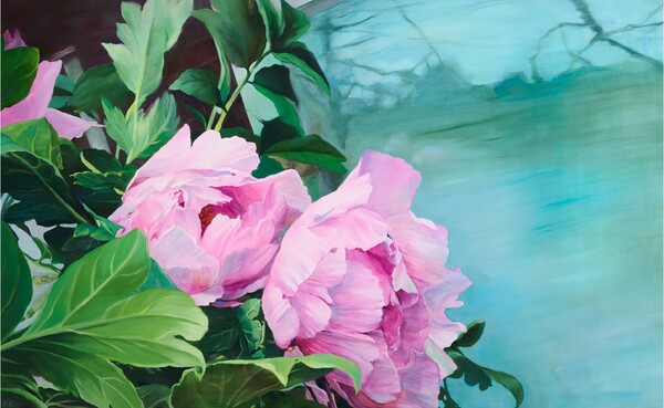 이름 없는 정원12, 80.3x130.3cm, 캔버스에 유화, 2025