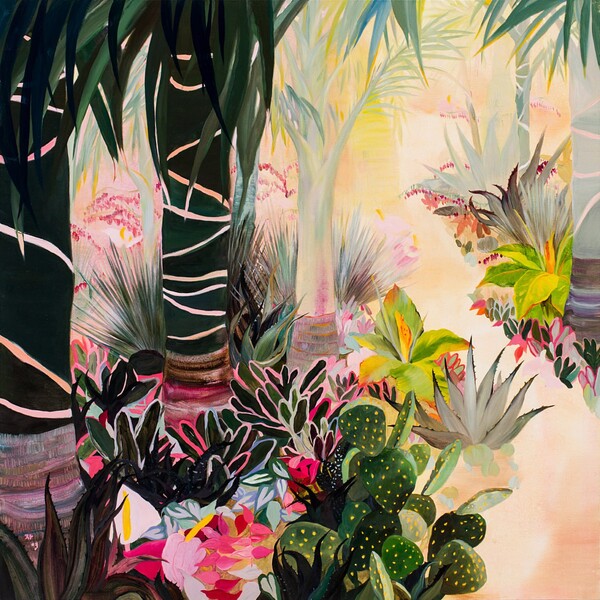 사계정원3 캔버스에 유화 100x100cm 2014-1