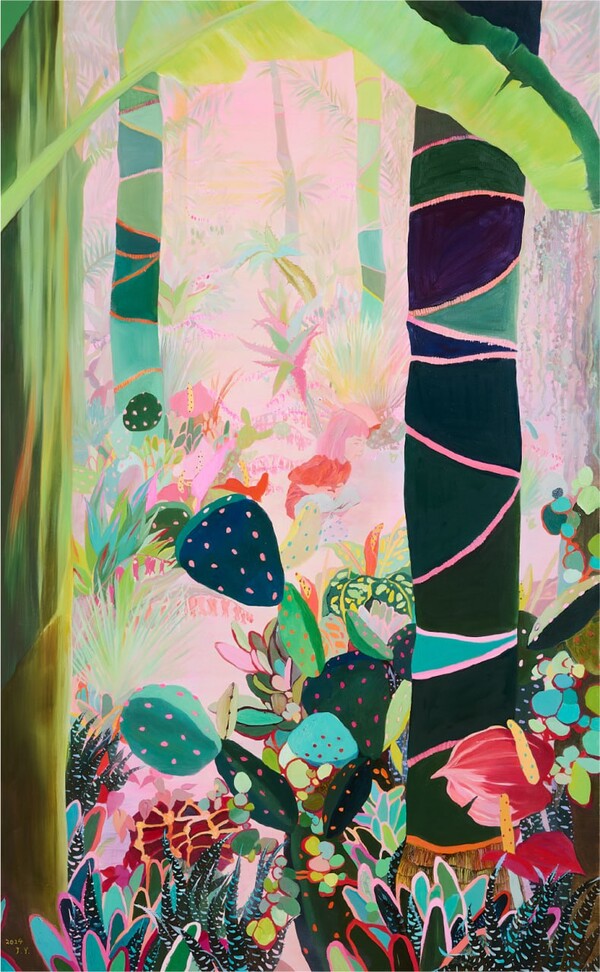 허브원 1-3, 130.3x80.3cm, 캔버스에 유화, 2024