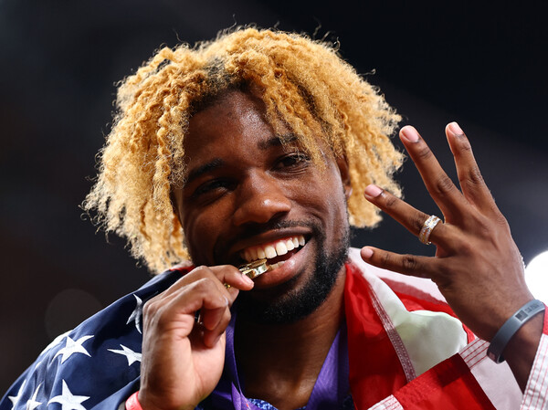 2019년 대회 이후 200m 4연패를 달성한 미국의 노아 라일스 (사진=연합뉴스)