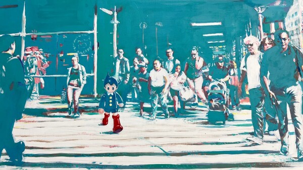 ”Others, passing by 9“ 유화, 61x122cm, 2024년