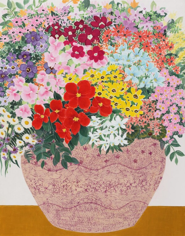 더불어 즐거워 91x73cm 장지에 분채·먹 2025