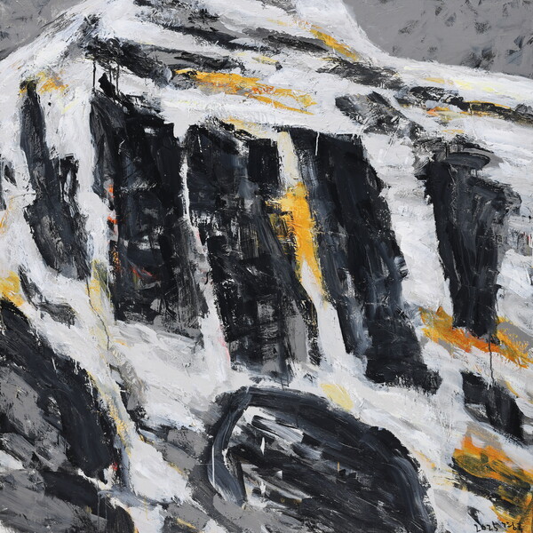 뼝대3 캔버스에 아크릴 145 x 145cm 2025